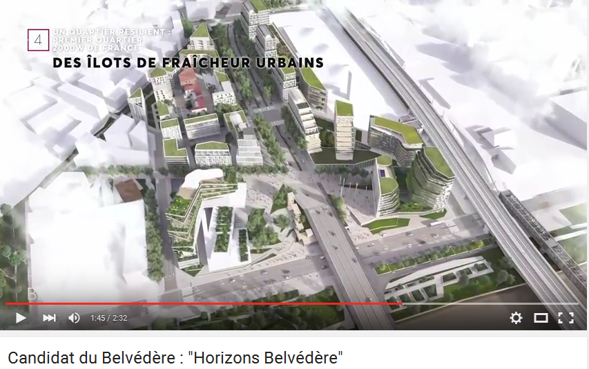 Horizons Belvédère4 bureaux 10 ilots urbains